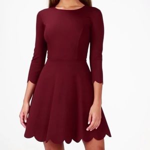 NWT Lulus Cumulonimbus Cloud Skater Dress Size XS